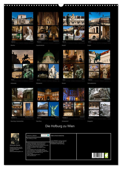 Die Hofburg zu Wien (CALVENDO Wandkalender 2026)