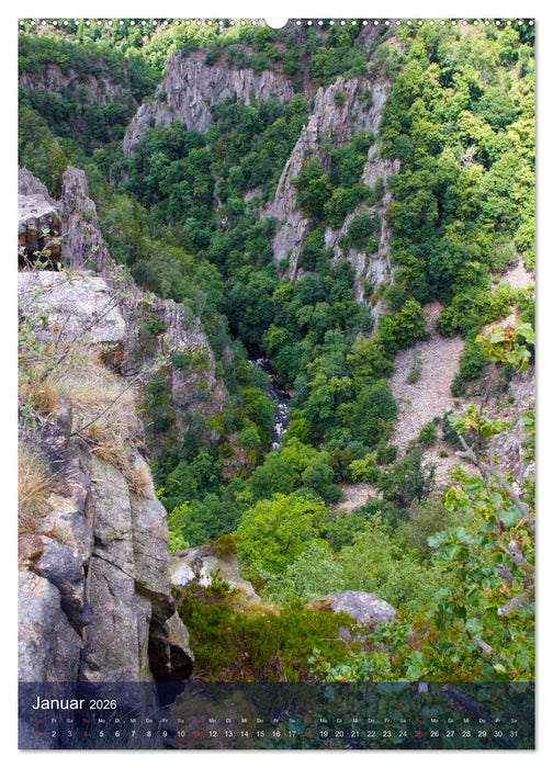 Wildes Bodetal (CALVENDO Premium Wandkalender 2026)