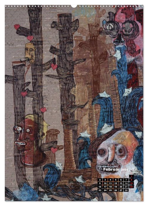Graffiti & Streetart 2026 (CALVENDO Premium Wandkalender 2026)
