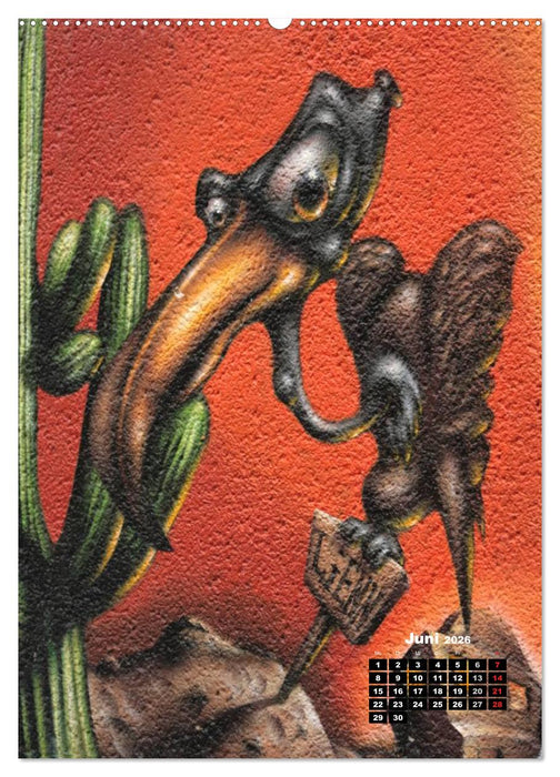Graffiti & Streetart 2026 (CALVENDO Premium Wandkalender 2026)