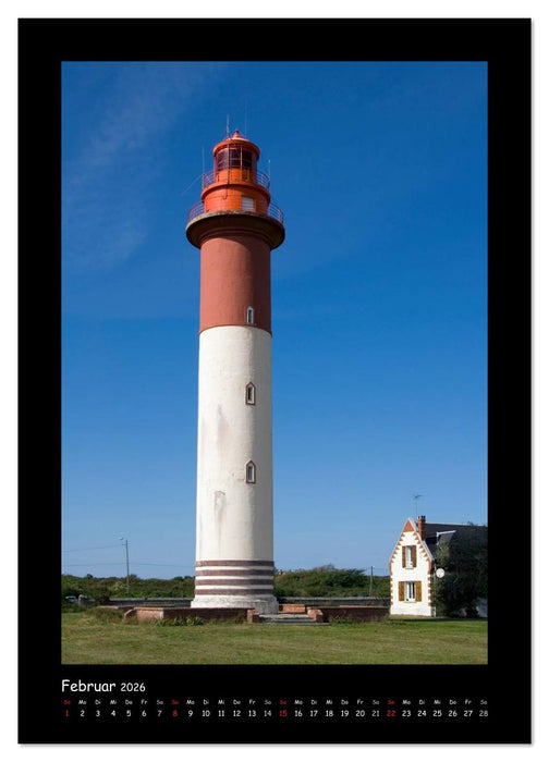 Leuchttürme Frankreich (CALVENDO Wandkalender 2026)