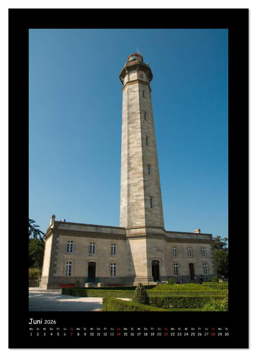 Leuchttürme Frankreich (CALVENDO Wandkalender 2026)