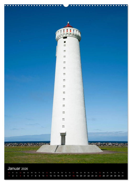 Leuchttürme in Europa (CALVENDO Wandkalender 2026)