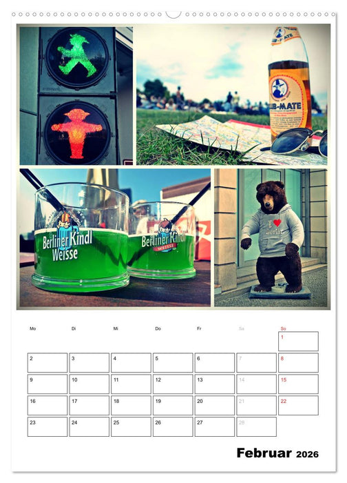 BERLIN / Planer (CALVENDO Premium Wandkalender 2026)