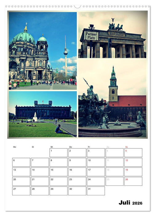 BERLIN / Planer (CALVENDO Premium Wandkalender 2026)