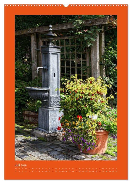 Farbtupferl - Botanischer Garten Augsburg (CALVENDO Premium Wandkalender 2026)