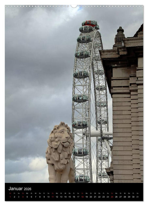 London - Impressionen (CALVENDO Premium Wandkalender 2026)