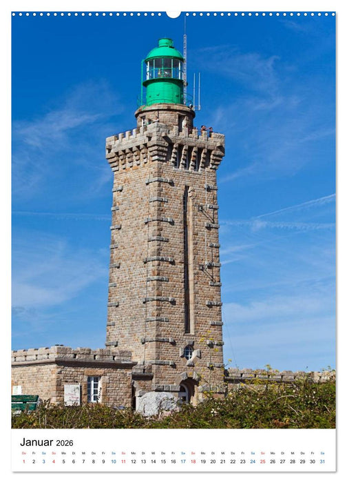 Leuchttürme an der Atlantikküste (CALVENDO Premium Wandkalender 2026)