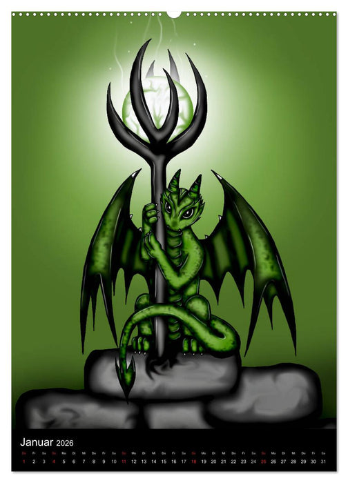 Drachen (CALVENDO Wandkalender 2026)