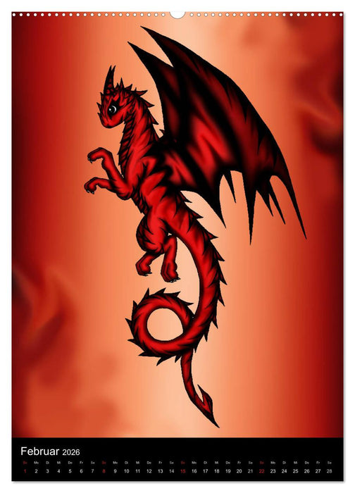 Drachen (CALVENDO Wandkalender 2026)