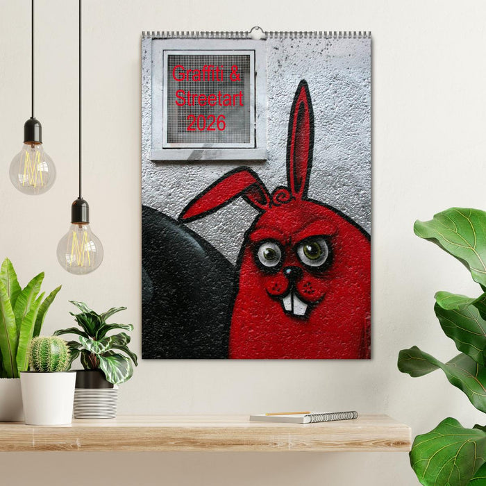 Graffiti & Streetart 2026 (CALVENDO Wandkalender 2026)