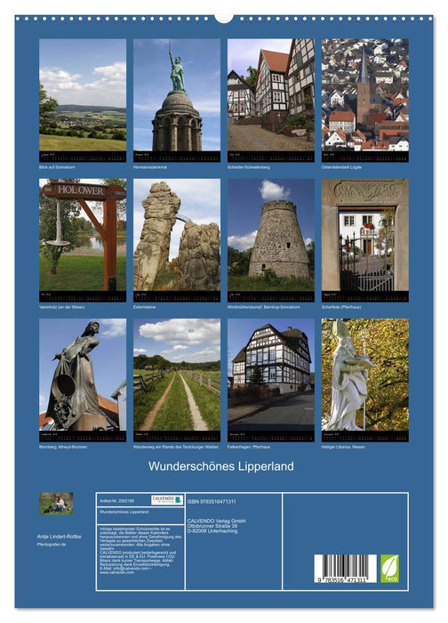 Wunderschönes Lipperland (CALVENDO Premium Wandkalender 2026)