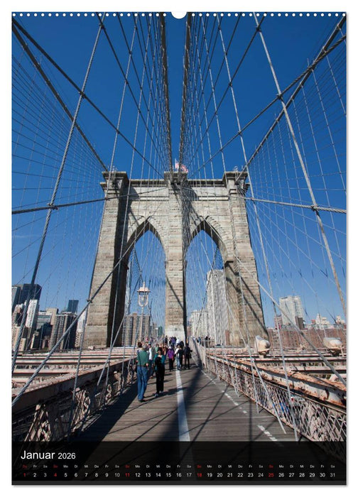 New York (CALVENDO Premium Wandkalender 2026)