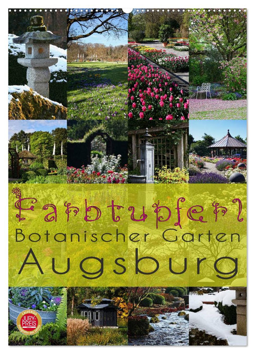 Farbtupferl - Botanischer Garten Augsburg (CALVENDO Wandkalender 2026)