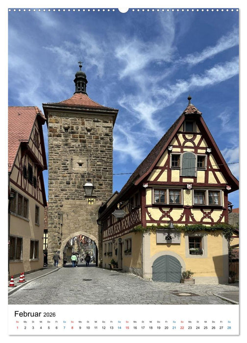 Romantik in Franken (CALVENDO Wandkalender 2026)