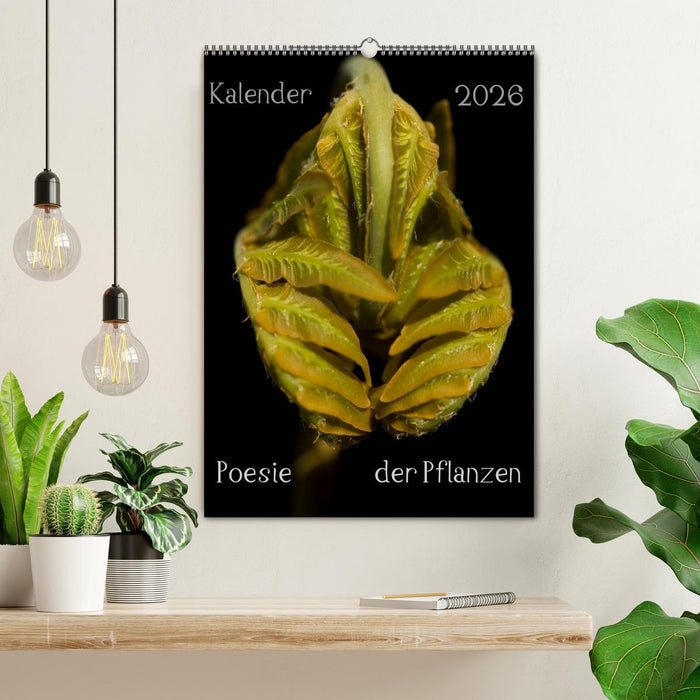Poesie der Pflanzen (CALVENDO Wandkalender 2026)