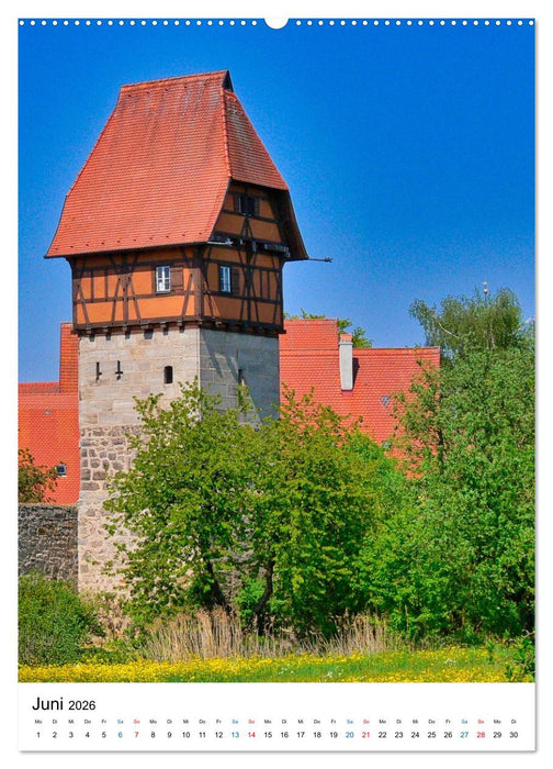 Romantik in Franken (CALVENDO Premium Wandkalender 2026)