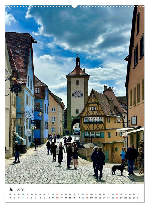 Romantik in Franken (CALVENDO Premium Wandkalender 2026)