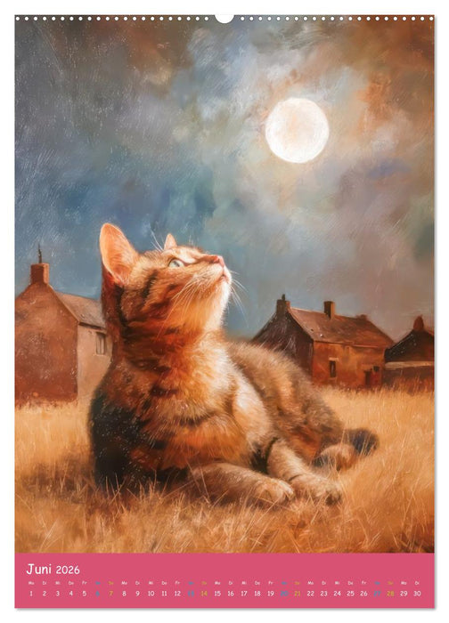 Vollmond - Im Bann des Vollmonds (CALVENDO Premium Wandkalender 2026)