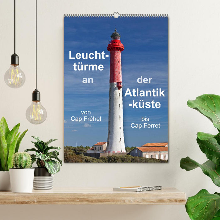 Leuchttürme an der Atlantikküste (CALVENDO Wandkalender 2026)