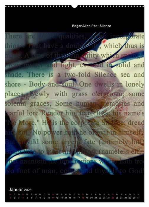 Lyrics In Squares (CALVENDO Premium Wandkalender 2026)