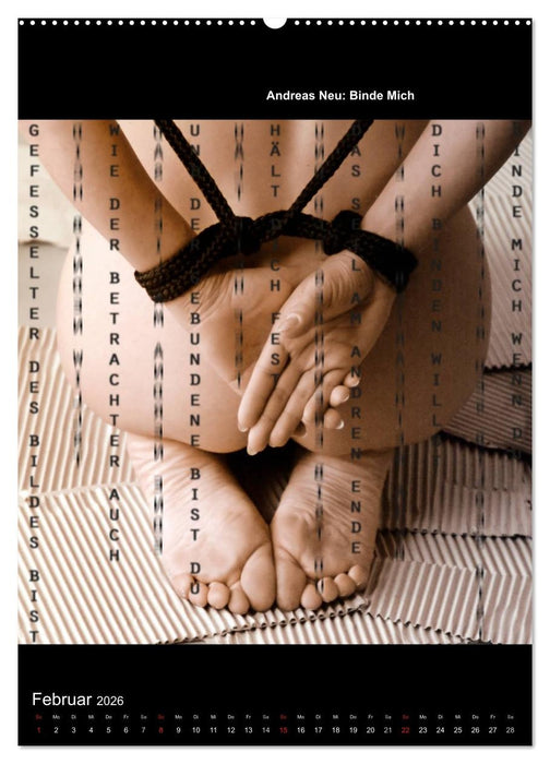 Lyrics In Squares (CALVENDO Premium Wandkalender 2026)