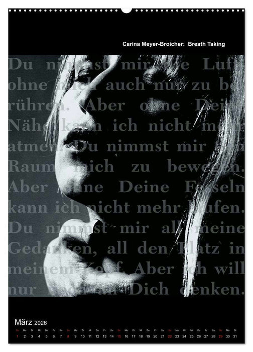 Lyrics In Squares (CALVENDO Premium Wandkalender 2026)