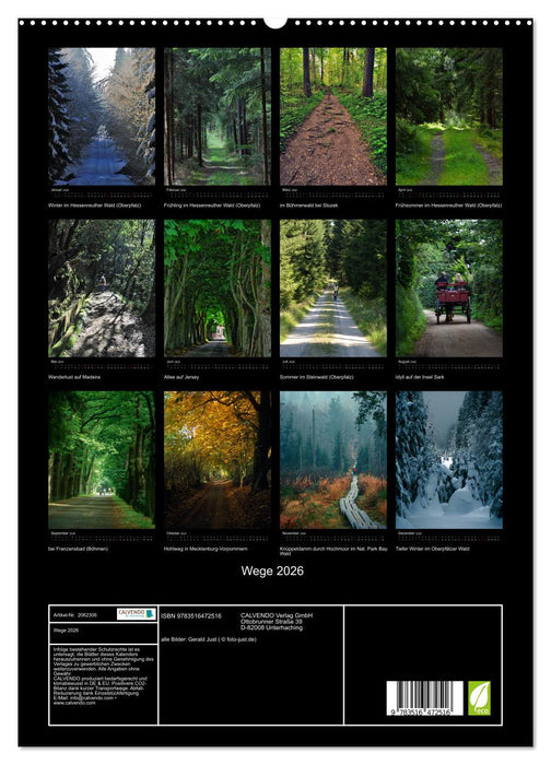 Wege 2026 (CALVENDO Premium Wandkalender 2026)