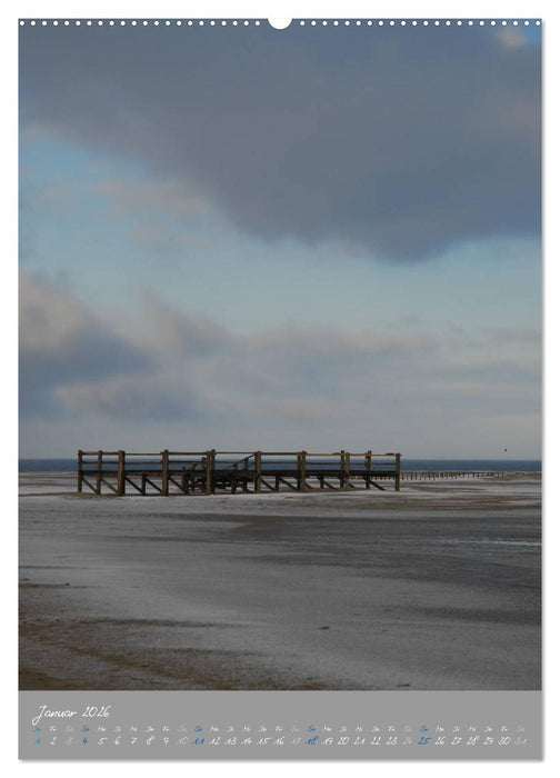 St. Peter-Ordings Lichtspiele (CALVENDO Premium Wandkalender 2026)