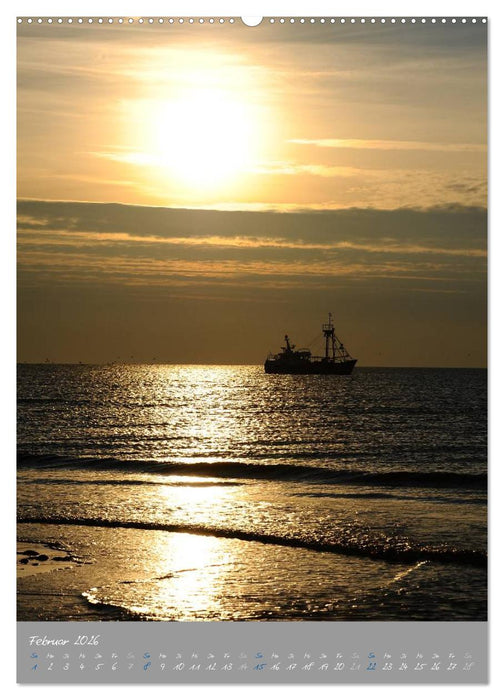 St. Peter-Ordings Lichtspiele (CALVENDO Premium Wandkalender 2026)