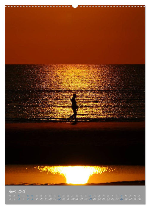 St. Peter-Ordings Lichtspiele (CALVENDO Premium Wandkalender 2026)