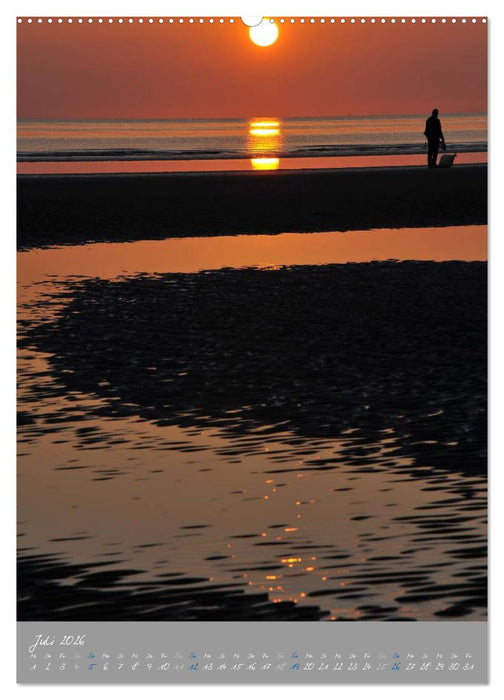 St. Peter-Ordings Lichtspiele (CALVENDO Premium Wandkalender 2026)