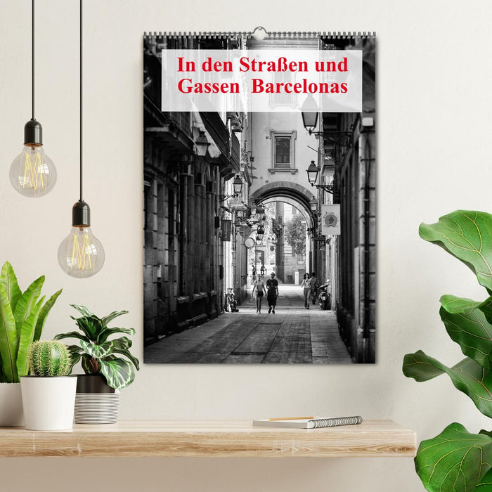 In den Straßen und Gassen Barcelonas (CALVENDO Wandkalender 2026)