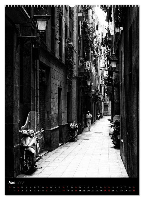 In den Straßen und Gassen Barcelonas (CALVENDO Wandkalender 2026)