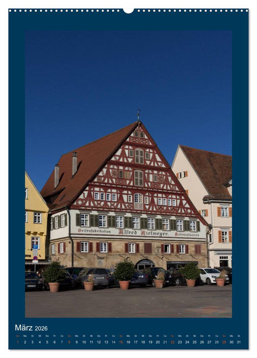 Esslingen am Neckar - Sehenswertes (CALVENDO Premium Wandkalender 2026)