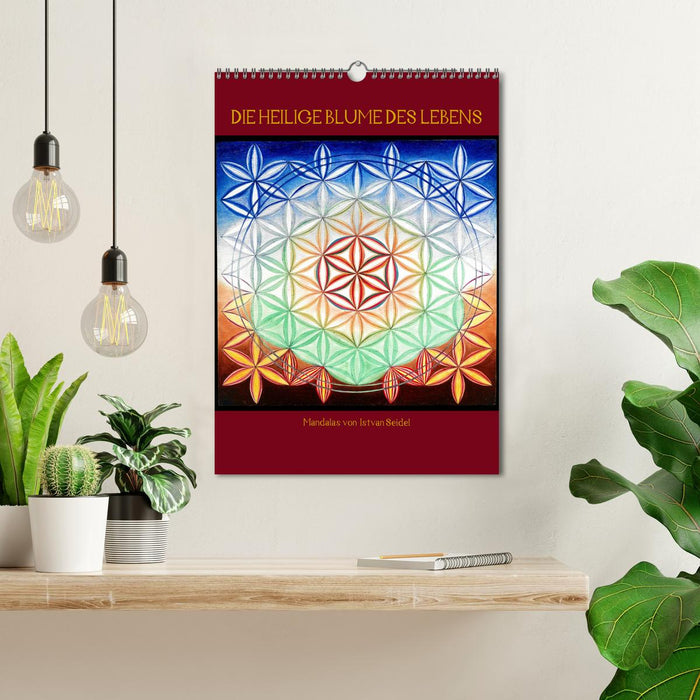 Die heilige Blume des Lebens - Mandalas von Istvan Seidel (CALVENDO Wandkalender 2026)