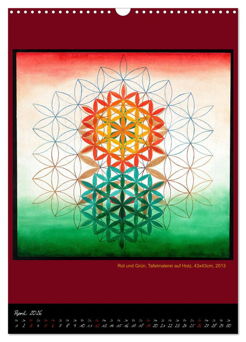 Die heilige Blume des Lebens - Mandalas von Istvan Seidel (CALVENDO Wandkalender 2026)
