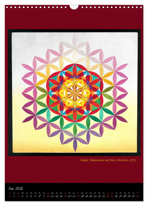 Die heilige Blume des Lebens - Mandalas von Istvan Seidel (CALVENDO Wandkalender 2026)