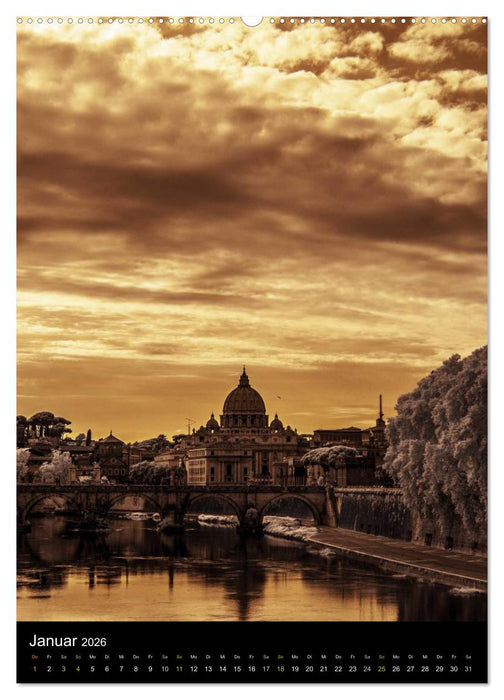 ROM Nachtbilder (CALVENDO Premium Wandkalender 2026)
