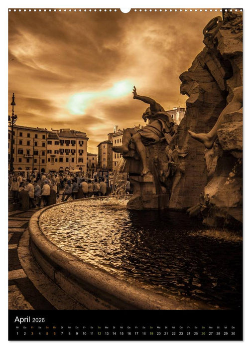 ROM Nachtbilder (CALVENDO Premium Wandkalender 2026)