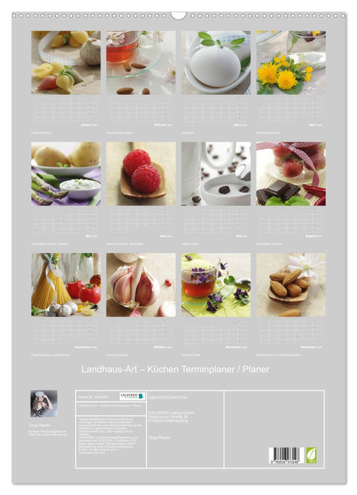 Landhaus-Art – Küchen Terminplaner / Planer (CALVENDO Wandkalender 2026)