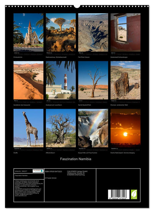 Faszination Namibia (CALVENDO Premium Wandkalender 2026)