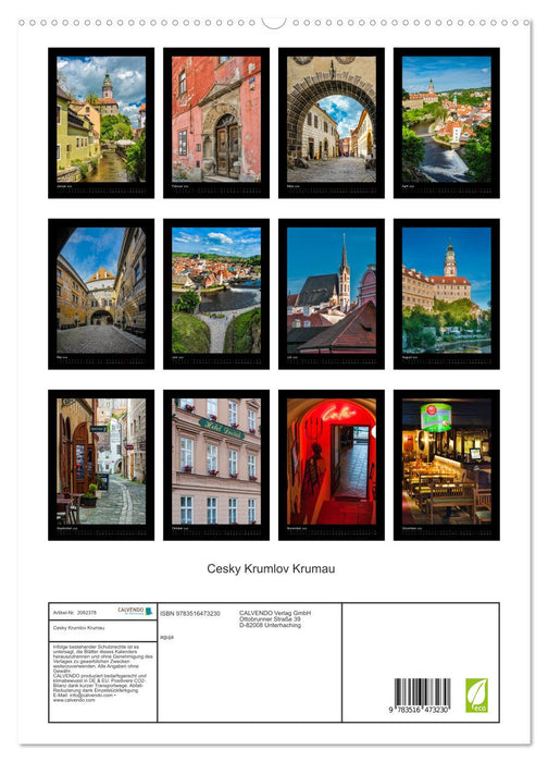 Cesky Krumlov Krumau (CALVENDO Premium Wandkalender 2026)