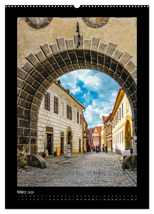 Cesky Krumlov Krumau (CALVENDO Premium Wandkalender 2026)