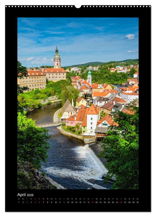Cesky Krumlov Krumau (CALVENDO Premium Wandkalender 2026)