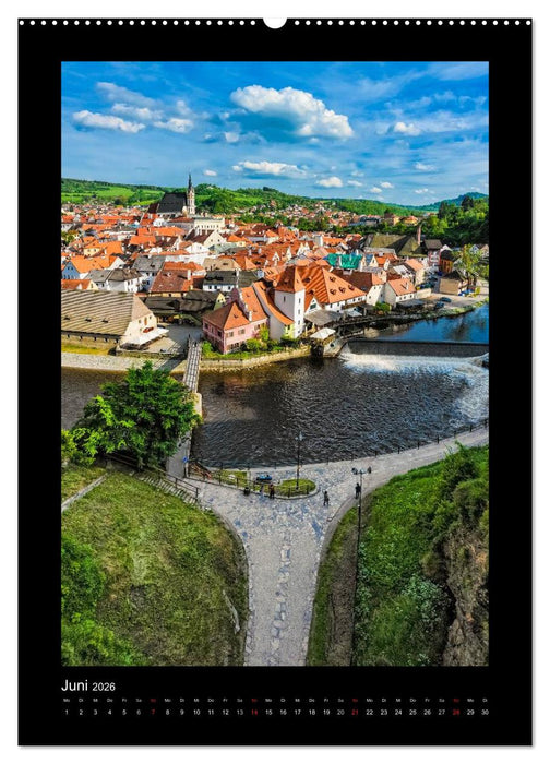 Cesky Krumlov Krumau (CALVENDO Premium Wandkalender 2026)