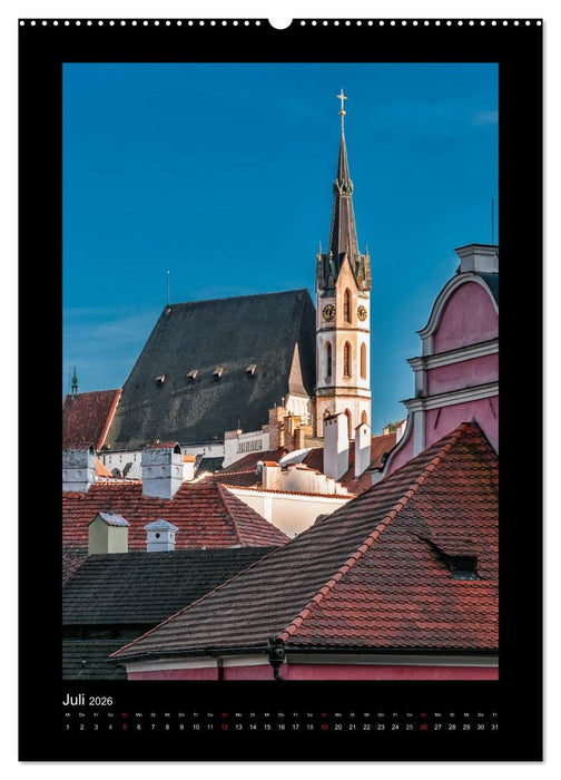Cesky Krumlov Krumau (CALVENDO Premium Wandkalender 2026)
