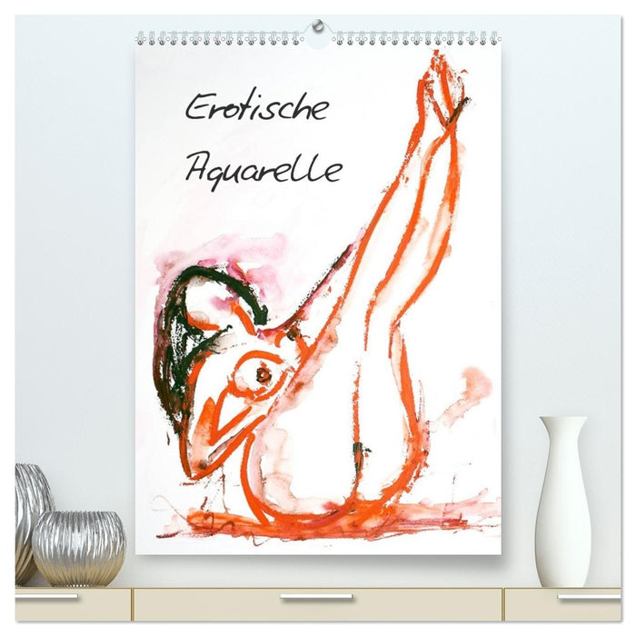 Erotische Aquarelle (CALVENDO Premium Wandkalender 2026)