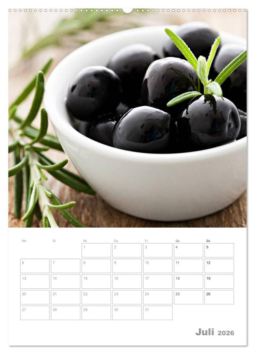 Vegetarisch durch das Jahr / Planer (CALVENDO Premium Wandkalender 2026)