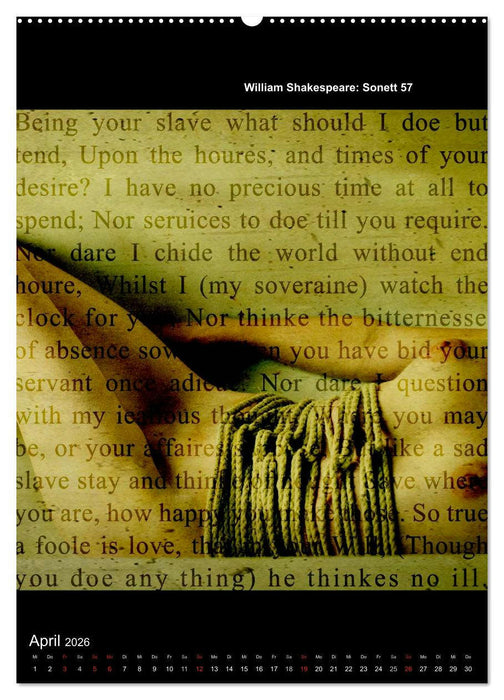 Lyrics In Squares (CALVENDO Wandkalender 2026)